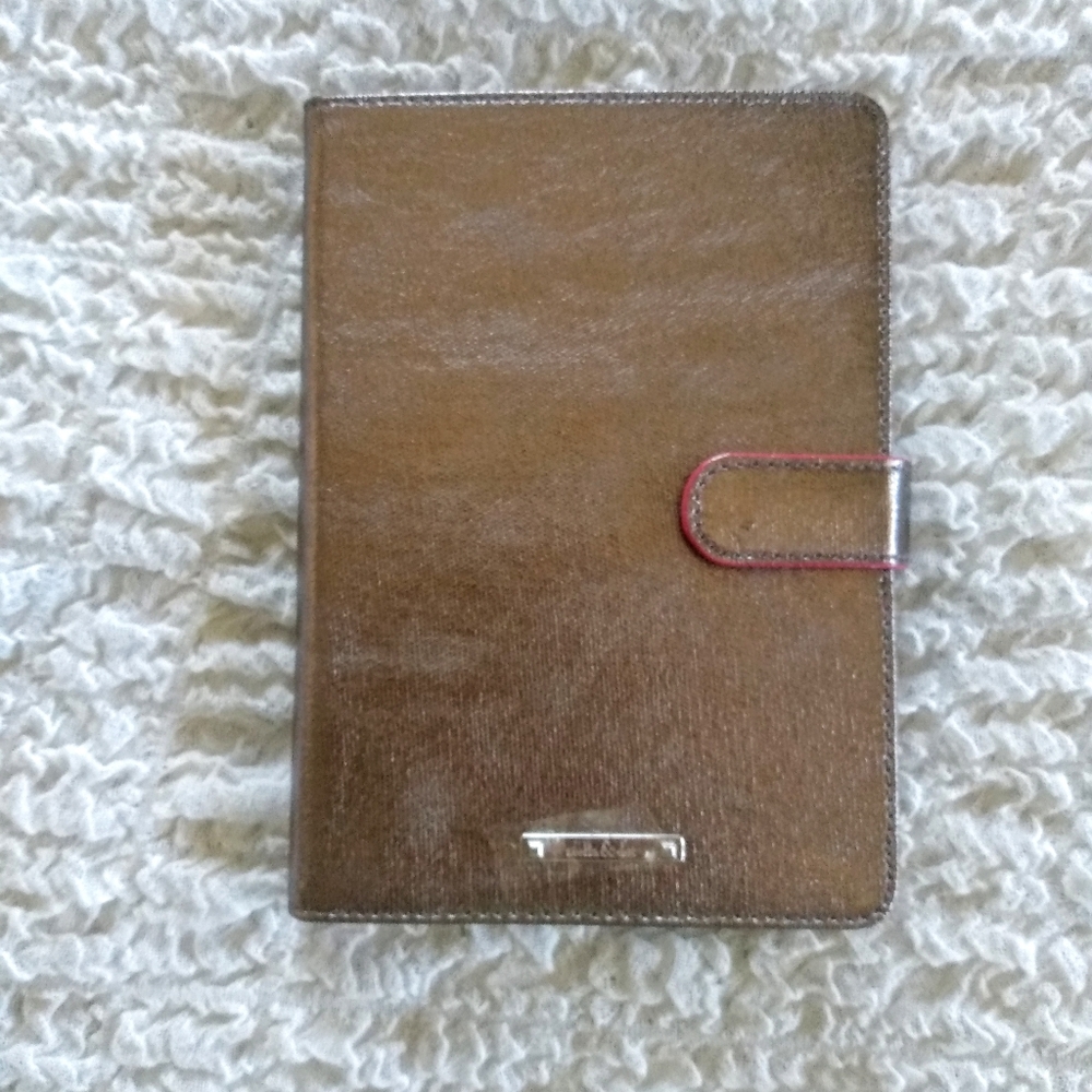 STELLA & DOT Chelsea Metallic Bronze Mini iPad Cas